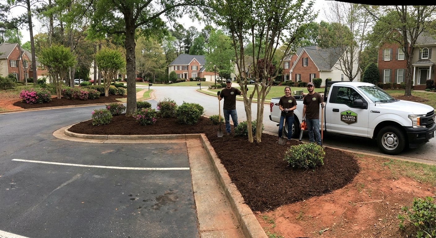Commercial & HOA Mulch in Atlanta, Georgia