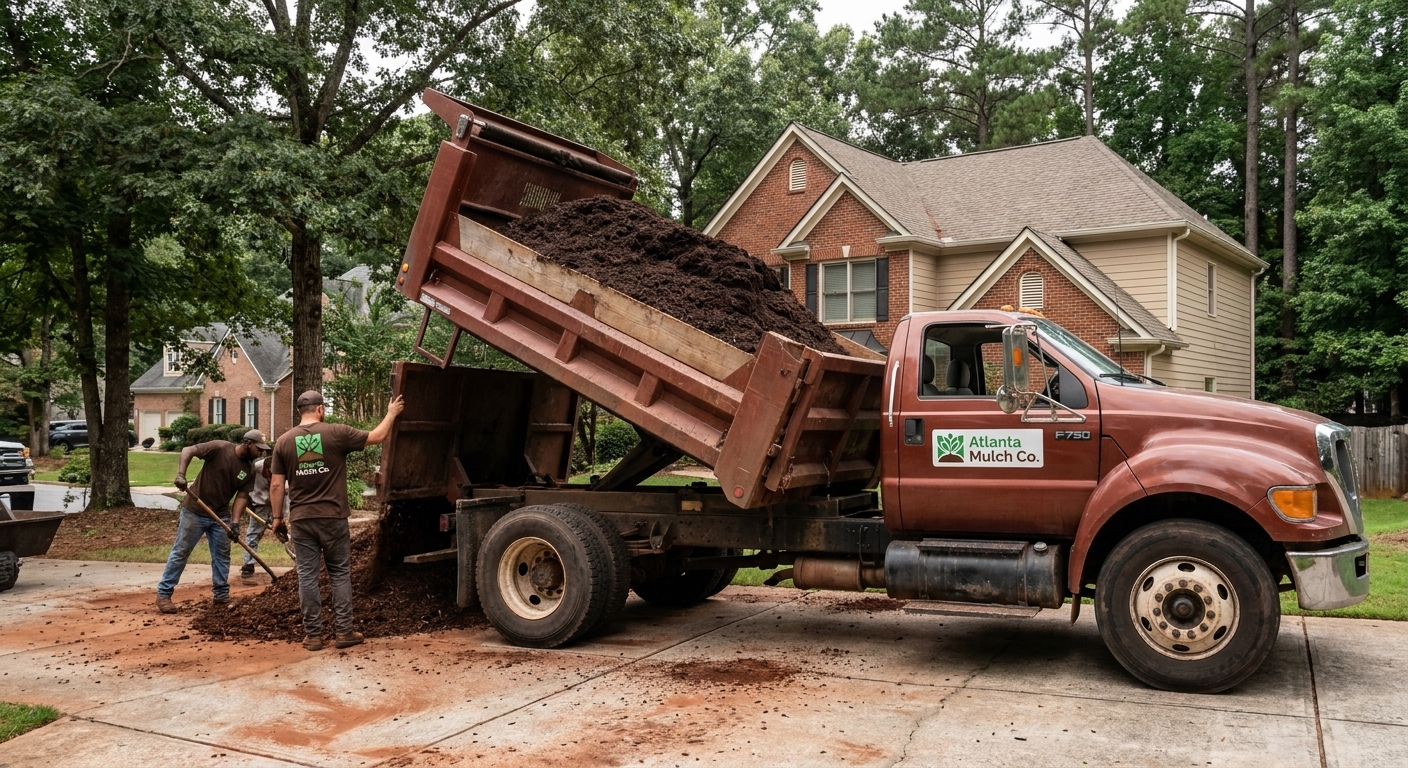 Bulk Mulch Delivery in Atlanta, Georgia