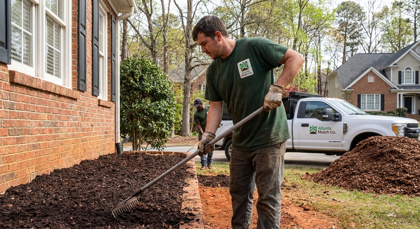 Mulch Installation in Atlanta, Georgia